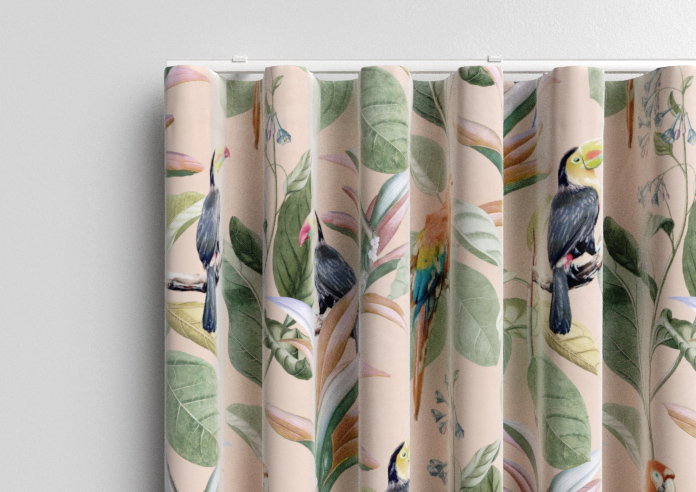 Parrot, Peach Ice - Made to Measure Curtain - Image 13